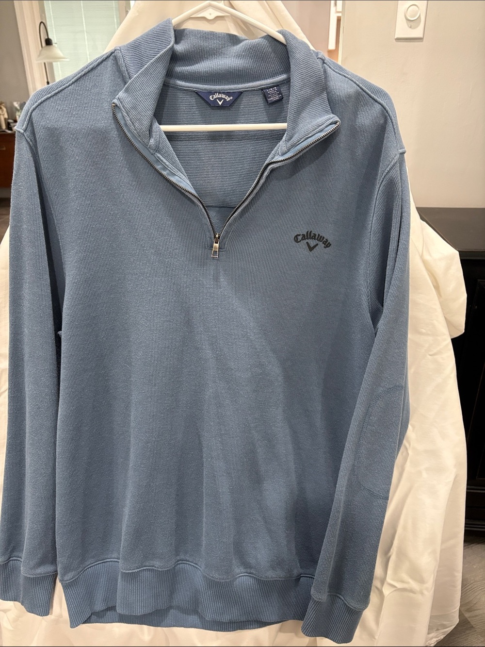Callaway Men's Sky Blue Quarter-Zip Pullover Sweater